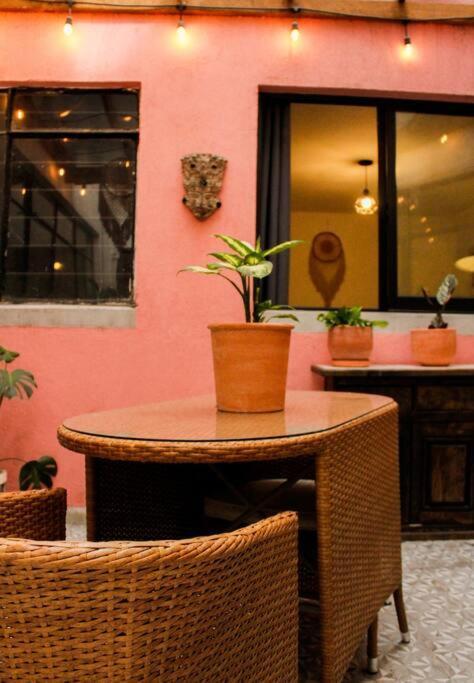 New Mex Inspired Bo-Ho Chic Apartment With Private Patio And Roof Terrace Mexico By Eksteriør billede