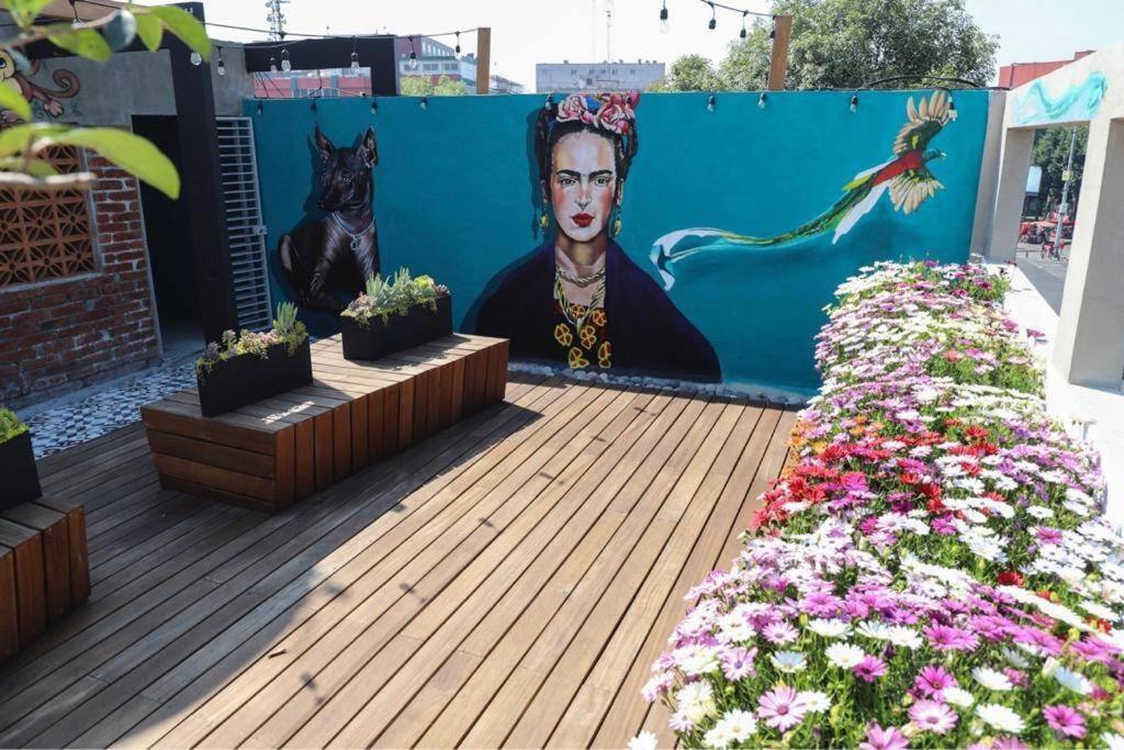 New Mex Inspired Bo-Ho Chic Apartment With Private Patio And Roof Terrace Mexico By Eksteriør billede